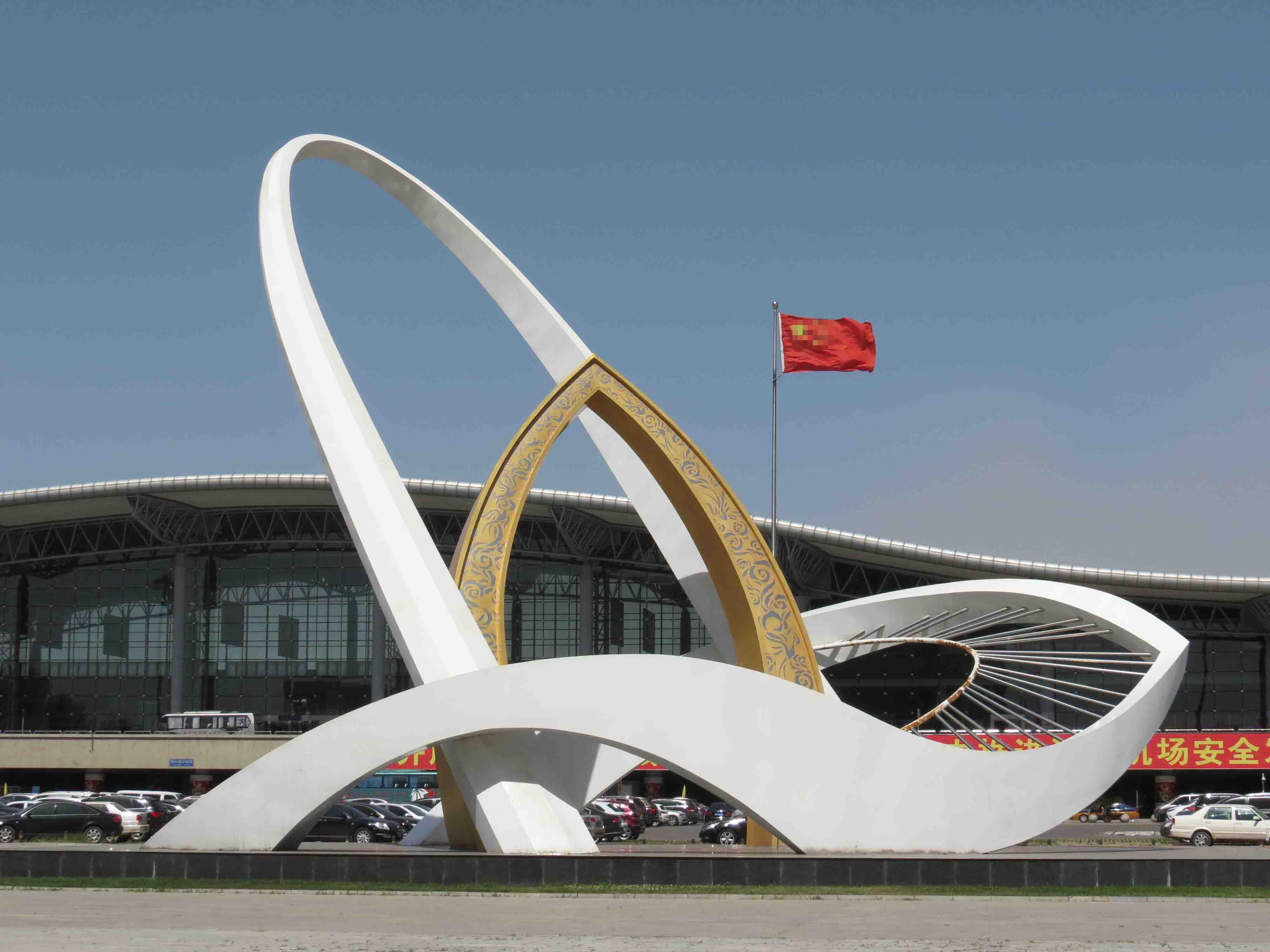 大型機(jī)場雕塑，大型廣場雕塑，機(jī)場廣場雕塑